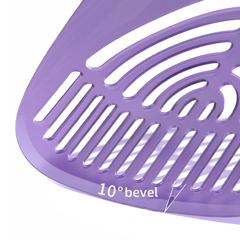 Pet litter shovel Long handle simple litter shovel Green litter shovel PC plastic litter shovel