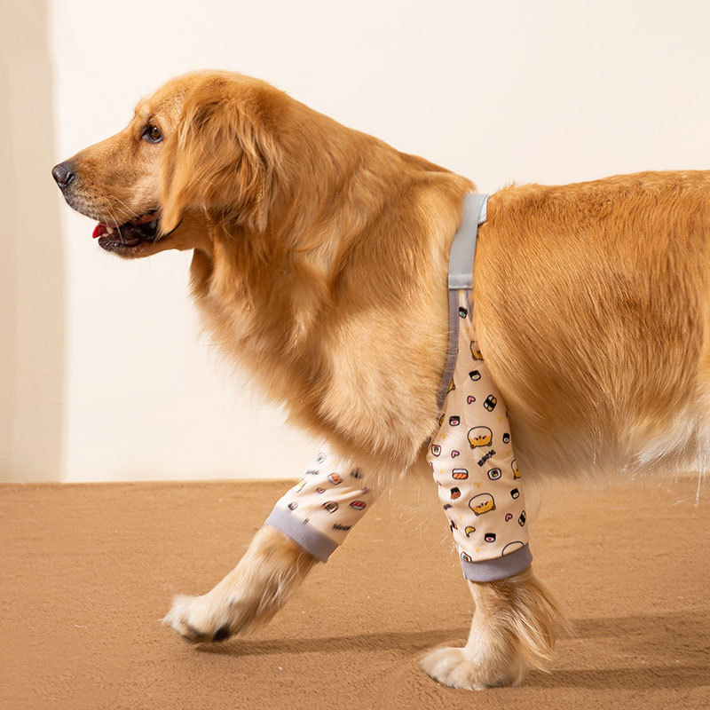 Knee pads for pets and leg pads for dog joint surgery injuries