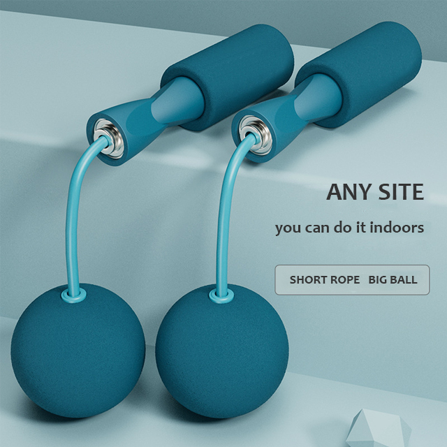 Dual-use fitness cordless jump rope weight-bearing big ball wireless jump rope