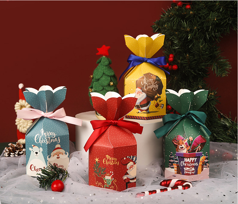 Christmas gift Apple box Christmas Eve hand Christmas apple box