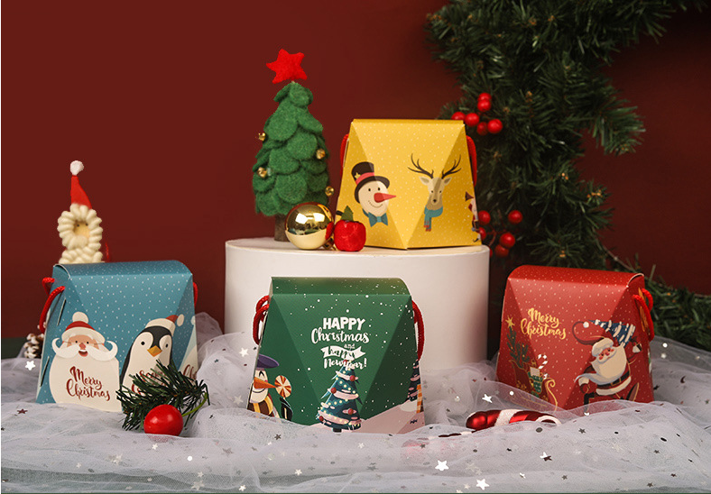 Christmas gift Apple box Christmas Eve hand Christmas apple box