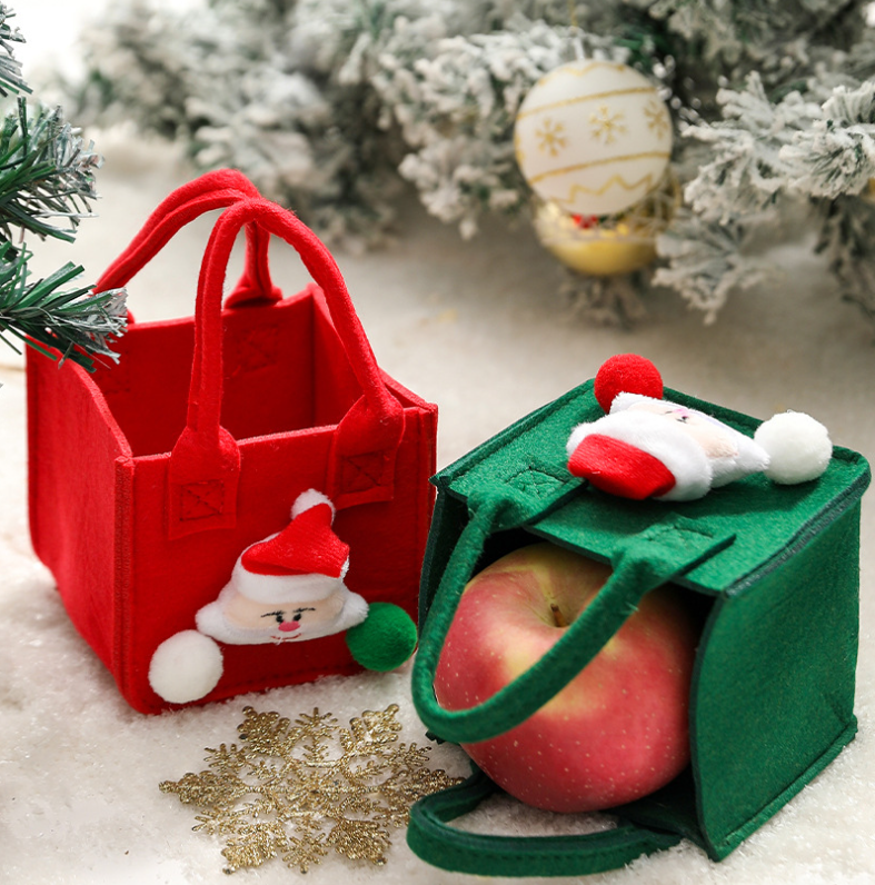 Christmas felt bag Christmas Eve Apple Box Apple Bag Carry-on gift wrap Candy decoration gift bag