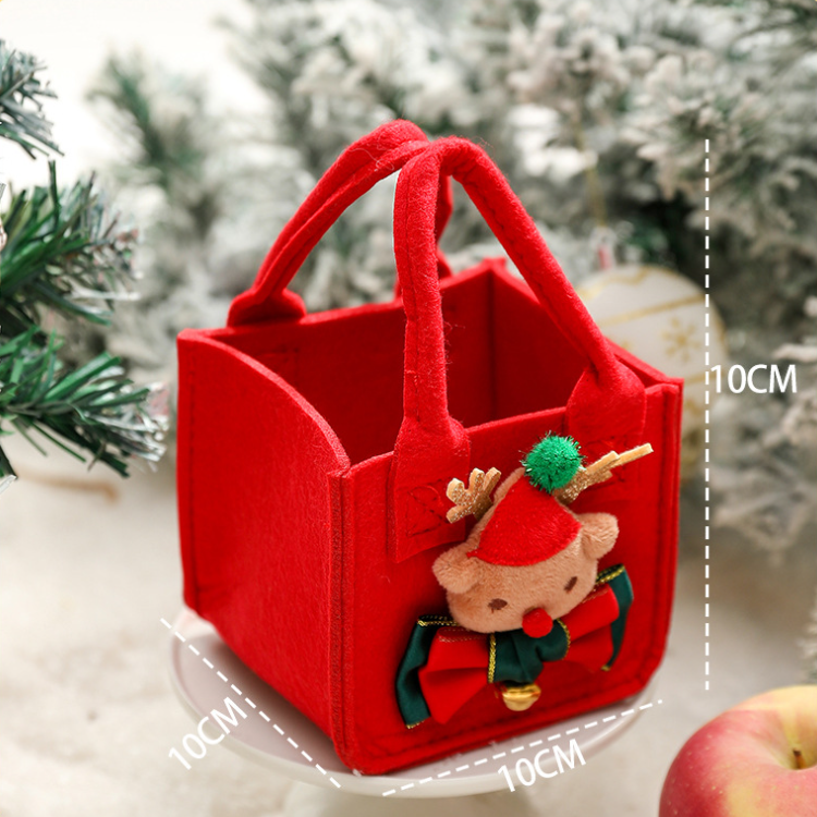 Christmas felt bag Christmas Eve Apple Box Apple Bag Carry-on gift wrap Candy decoration gift bag