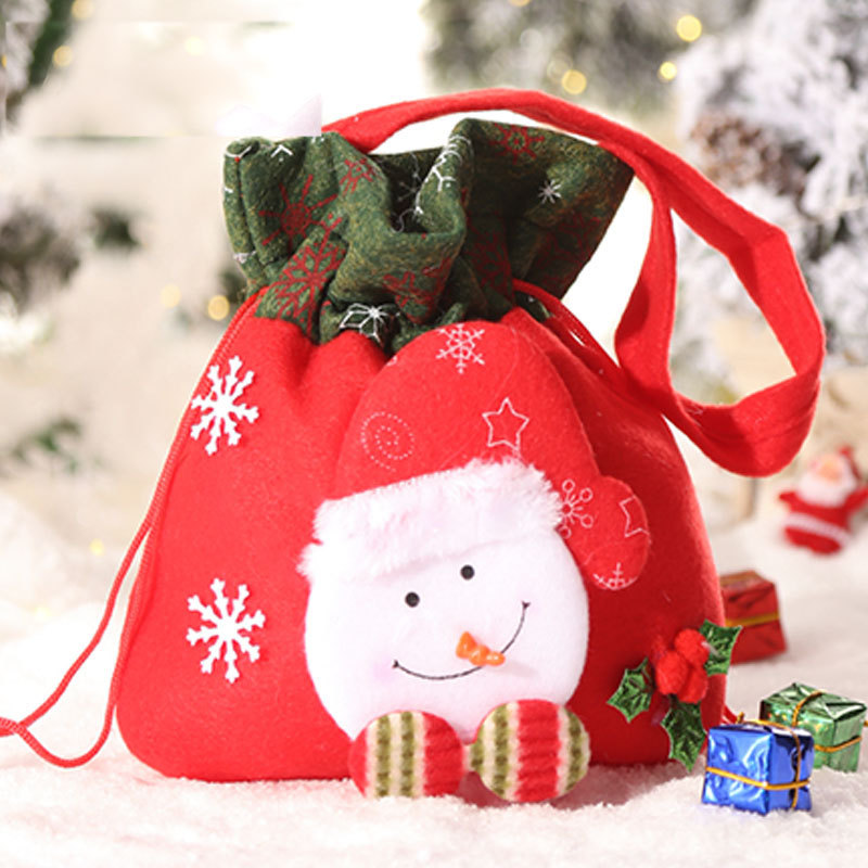 Christmas gift bag Christmas Eve Apple bag Christmas Christmas Fruit Box Children's candy bag Gift bag