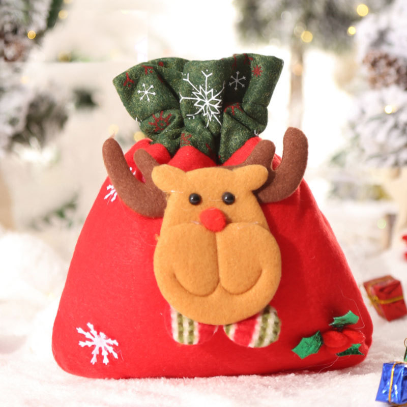 Christmas gift bag Christmas Eve Apple bag Christmas Christmas Fruit Box Children's candy bag Gift bag