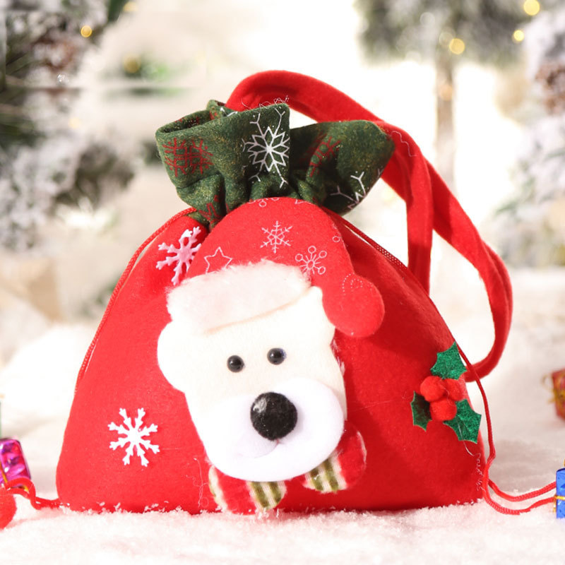 Christmas gift bag Christmas Eve Apple bag Christmas Christmas Fruit Box Children's candy bag Gift bag