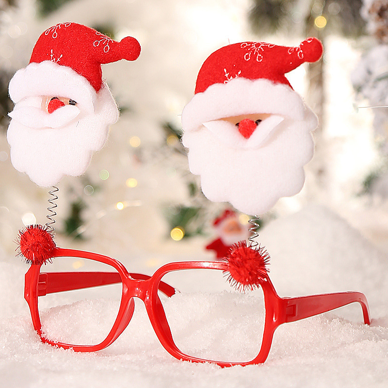 Christmas glasses frame Moose funny gift frames Christmas Kids student dress up gift party decorative glasses