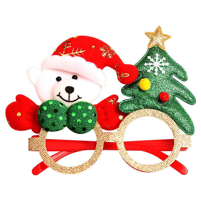 Christmas glasses frame Moose funny gift frames Christmas Kids student dress up gift party decorative glasses