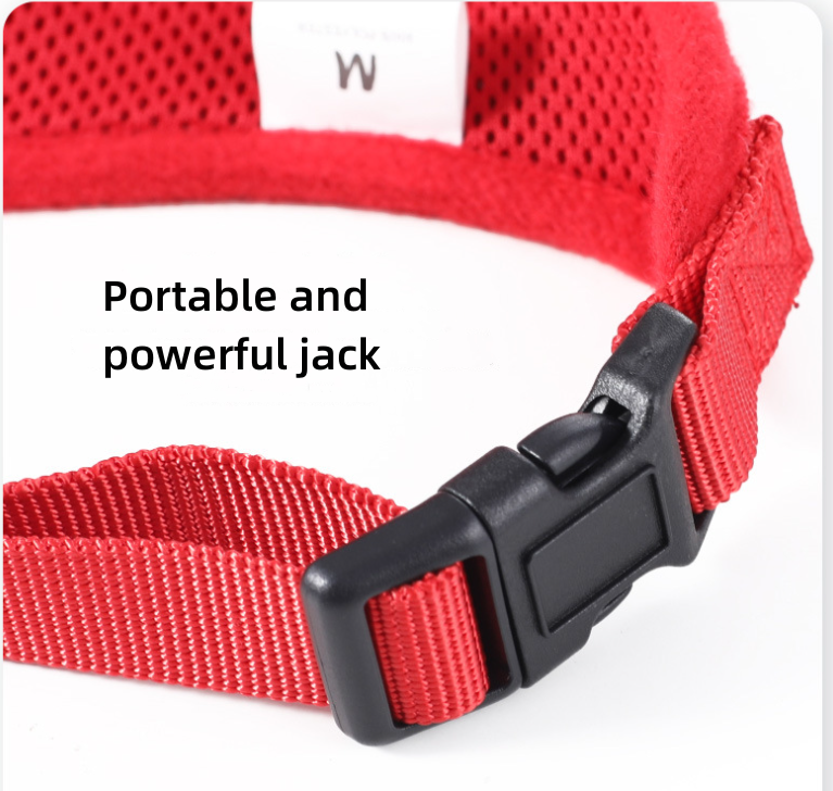 Pet Products Dog collar dog chest strap Small and medium dog plaid vest collar pet chest strap