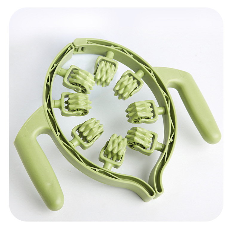 Multifunctional massager-Massage Roller Exerciser -Wheeled Relaxation Muscle- Pilates Exercise- Yoga Equipment