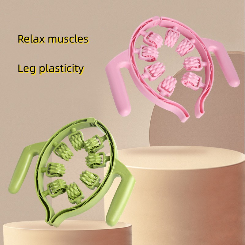 Multifunctional massager-Massage Roller Exerciser -Wheeled Relaxation Muscle- Pilates Exercise- Yoga Equipment