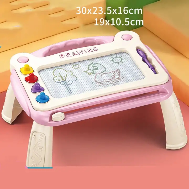 Children's color magnetic drawing board - Baby kindergarten learn to draw graffiti - Removable writing board
