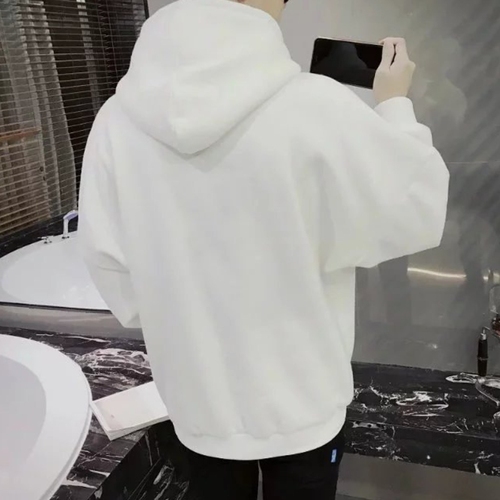 Men Oversized Long Sleeve Loose Casual Fleece Pullover Plain Men's Hoodies Unisex