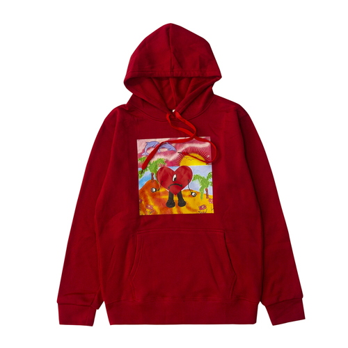 Cotton Pullover Warm Oversize Men Women Embroidery Bad Cute Bunny Hoodies Set Bad Cute Bunny Costume Hoodie