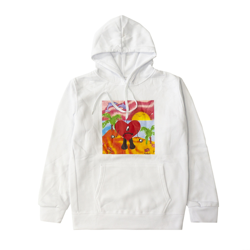 Cotton Pullover Warm Oversize Men Women Embroidery Bad Cute Bunny Hoodies Set Bad Cute Bunny Costume Hoodie