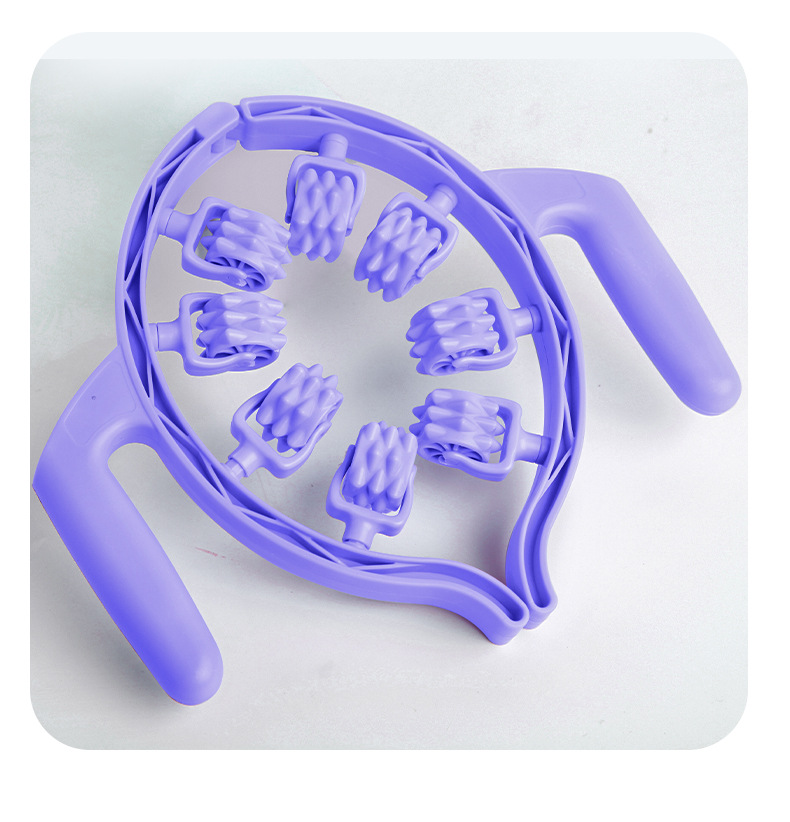 Multifunctional massager-Massage Roller Exerciser -Wheeled Relaxation Muscle- Pilates Exercise- Yoga Equipment