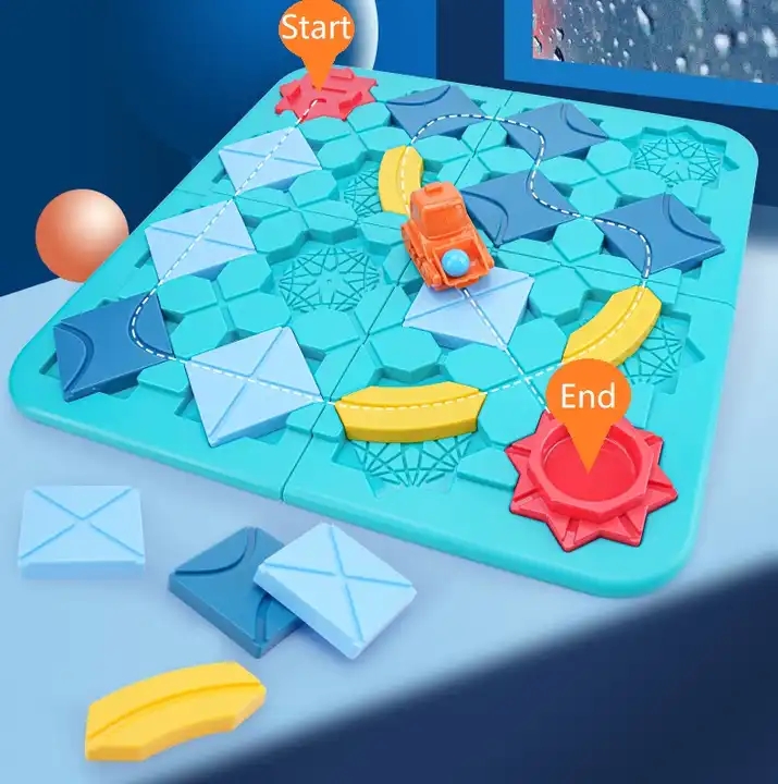 Road maze puzzle- logical thinking training Children gifts -exercise hand and brain