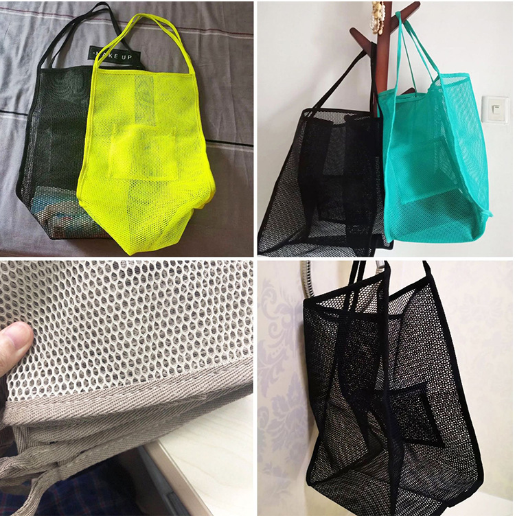 Ins Style - Sheer gauze shoulder Bag - Fashion - Light Beach Bag - Swimming