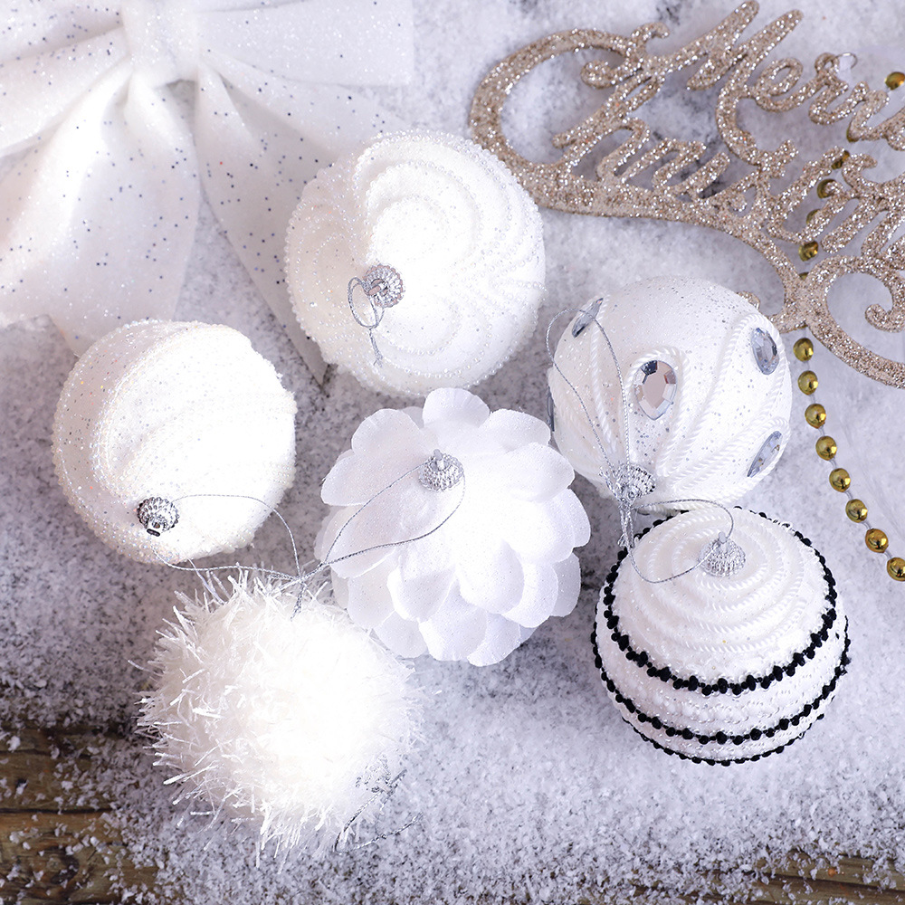Christmas Decorations - Small fragrant Christmas ball - Drop ball - Foam ball - Small pendant - Window scene layout