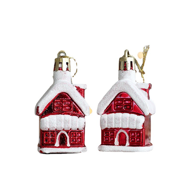 Christmas decorations - Ice cream - Snowman - House - Five-pointed star - Crutches - Combination decorations 