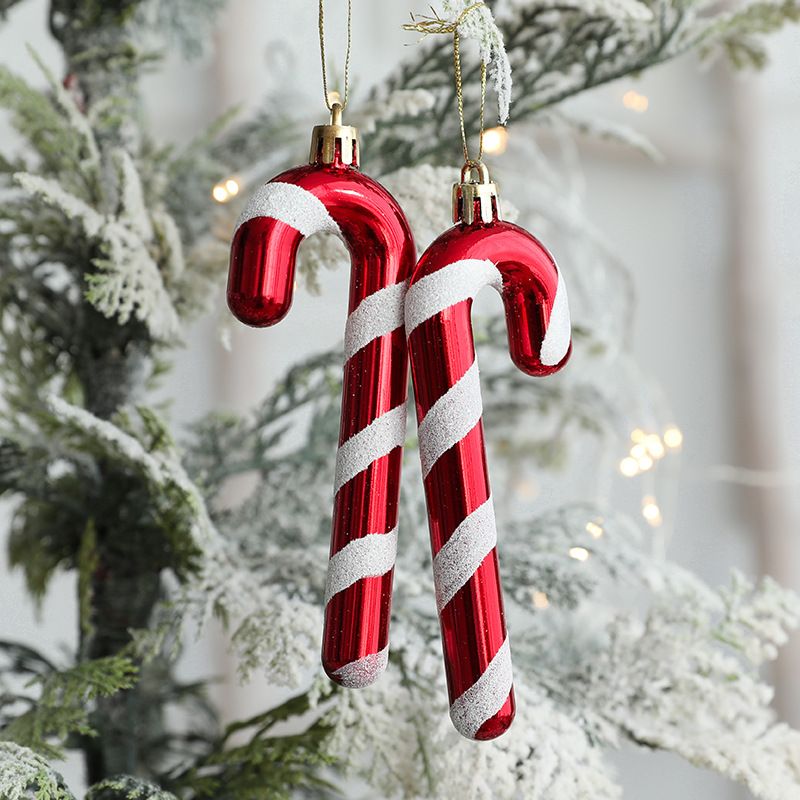 Christmas decorations - Ice cream - Snowman - House - Five-pointed star - Crutches - Combination decorations 