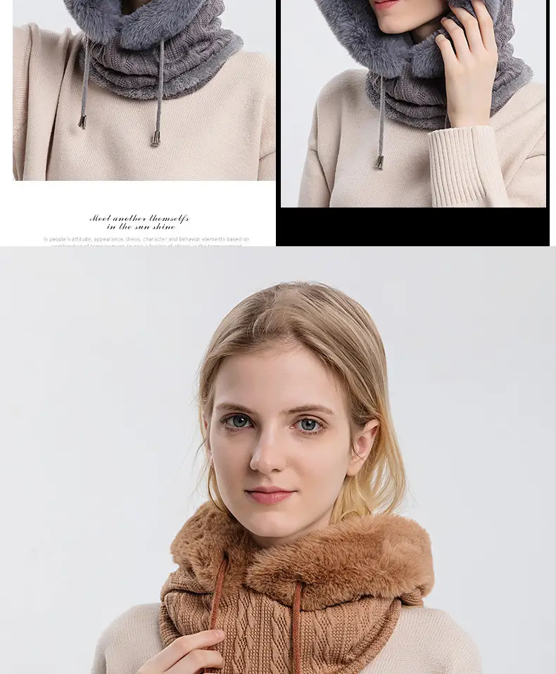 Stay Warm This Winter: 2-in-1 Neck Warmer & Hood for Outdoor Riding & Skiing