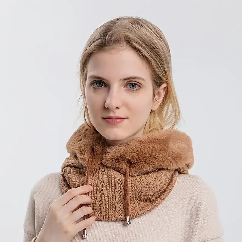 Stay Warm This Winter: 2-in-1 Neck Warmer & Hood for Outdoor Riding & Skiing