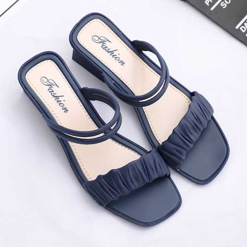 2022  Fashion Designer Women Casual Flat Sandals Slippers Summer Casual Wedge Sandals Shoes for Women and Ladie
