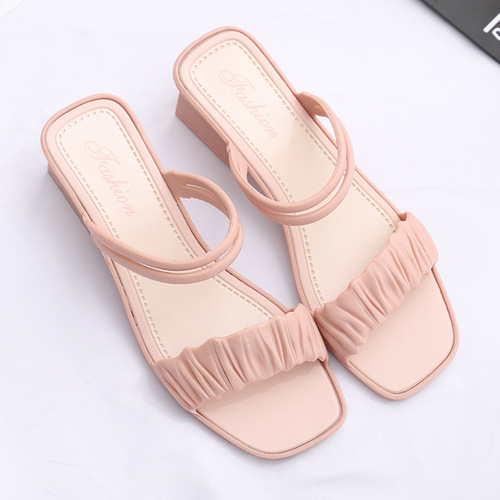 2022  Fashion Designer Women Casual Flat Sandals Slippers Summer Casual Wedge Sandals Shoes for Women and Ladie