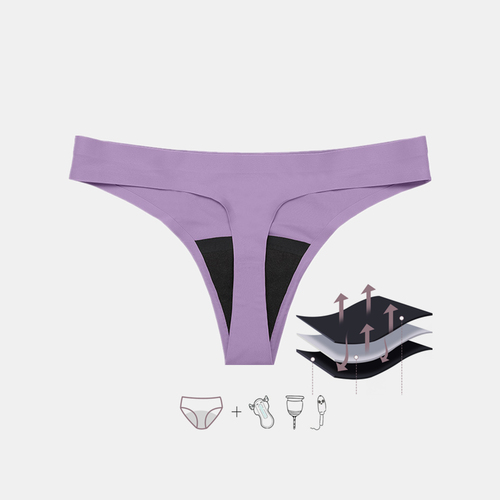 INTIFLOWER 1022 Hot Sales Women Breathable menstrual Leak Proof Panties For Menstruation Physiological Pants Thong For P