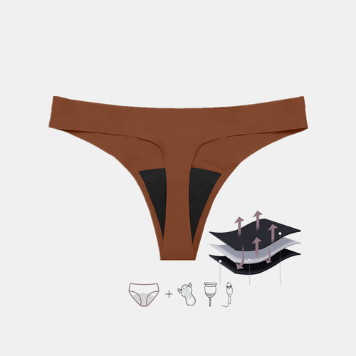 INTIFLOWER 1022 Hot Sales Women Breathable menstrual Leak Proof Panties For Menstruation Physiological Pants Thong For P