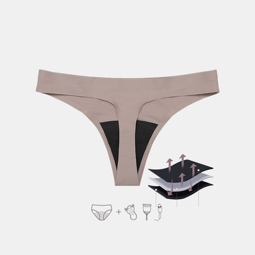 INTIFLOWER 1022 Hot Sales Women Breathable menstrual Leak Proof Panties For Menstruation Physiological Pants Thong For P