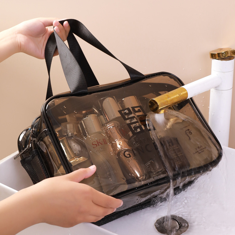 PVC dry and wet separation toiletry kit