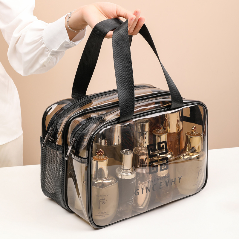 PVC dry and wet separation toiletry kit