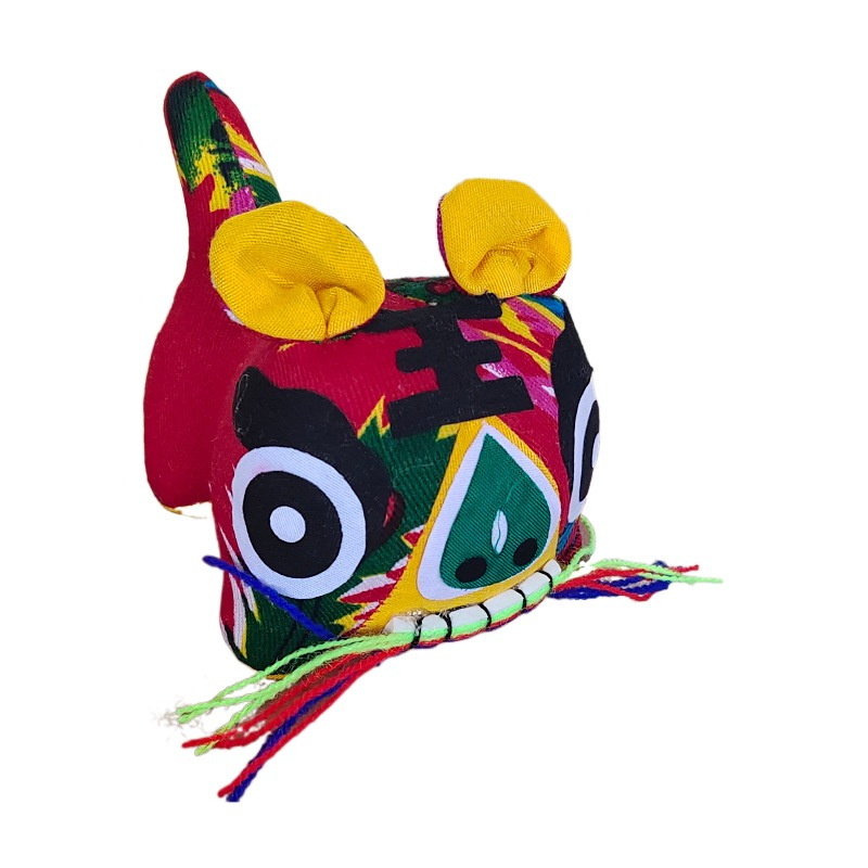 Tiger Year mascot doll Chinese style handmade fabric rabbit folk zodiac doll home decoration annual meeting gifts