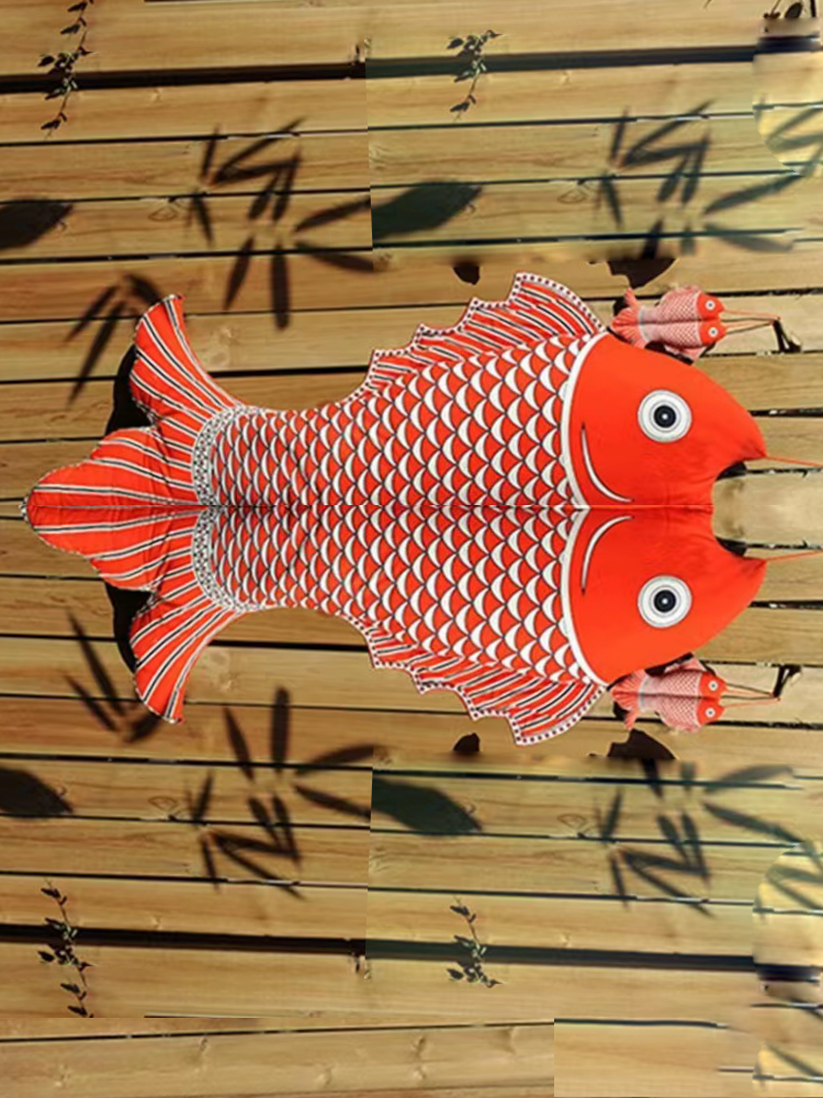 Carp wall hanging decoration for fish fabric art pendants