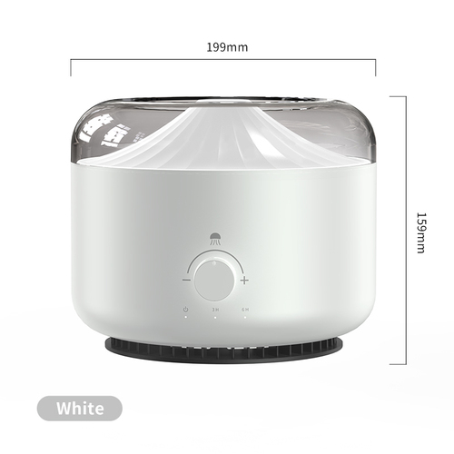 Luxury Smart Big Scent Nebulized Therapy Oil 3D Jellyfish Aromatherapy Humidifier Smoke Puffing Ring Aroma Machine Diffu