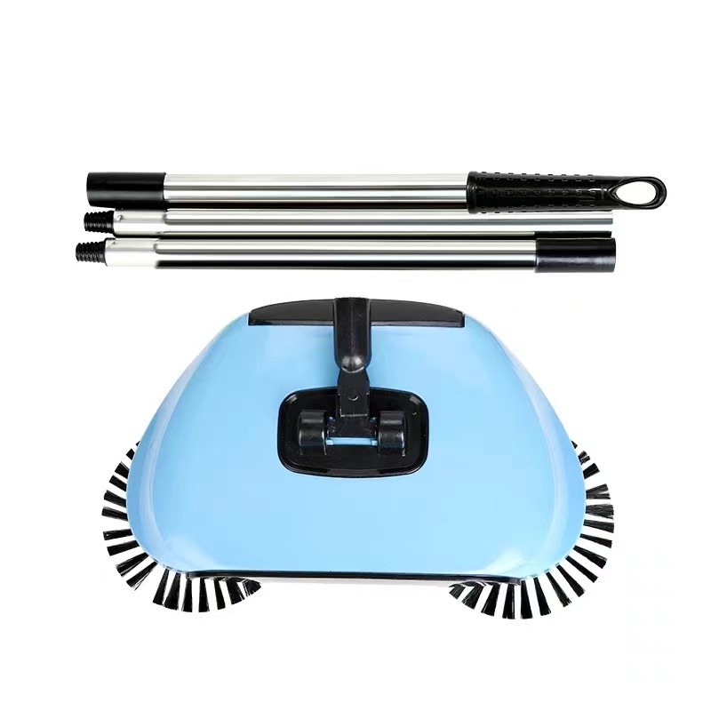 Hand Push Magic Broom & Dustpan Floor Sweeper Set Efficient Broom for Quick Clean Up