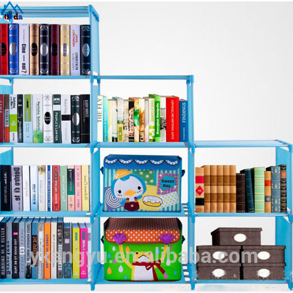 2014 modern style big size colorful bookcase for boys and girls