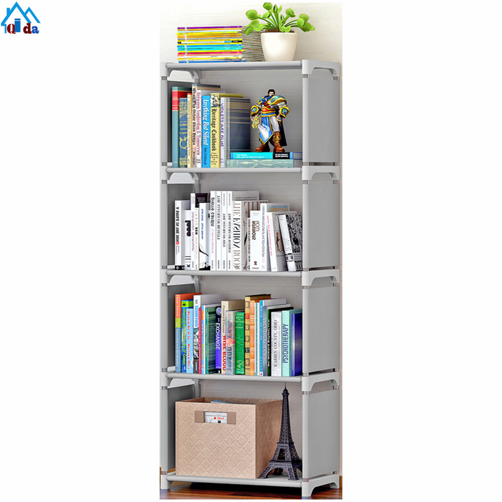 6 cubes PVC material cheap bookcase for sale