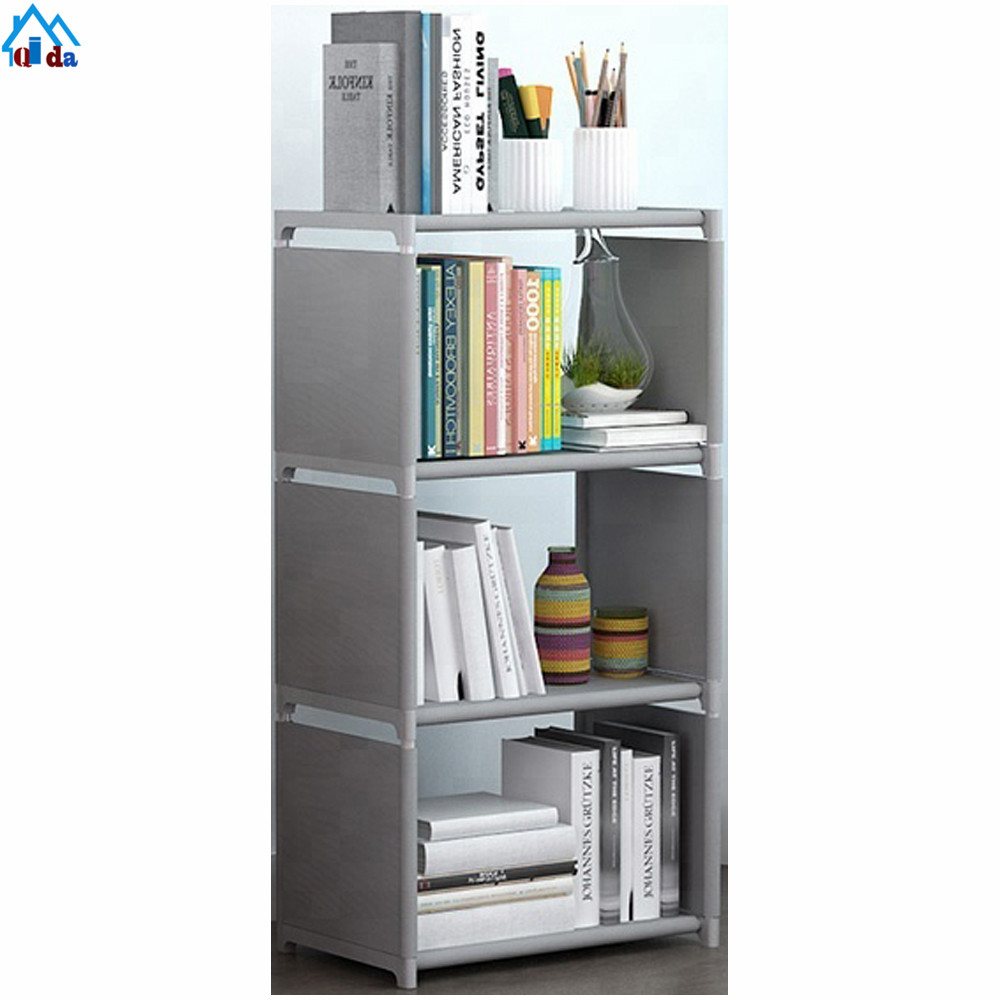 6 cubes PVC material cheap bookcase for sale