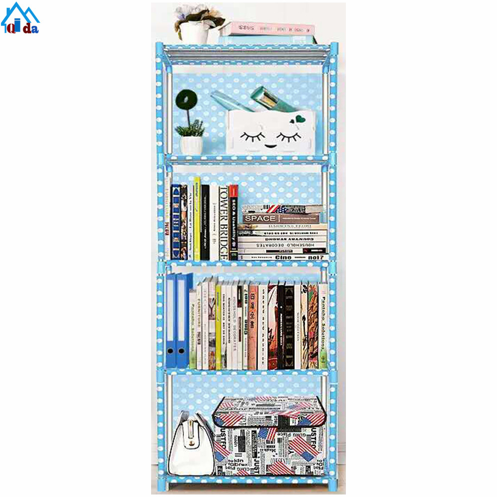 Home fabric furniture bookcase for living room book shelf and office bookcase