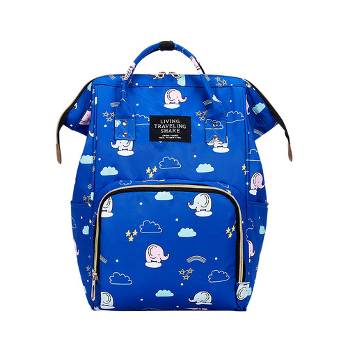 Hot sela  Large Capacity Waterproof Daily Multifunctional Prints Diaper Nappy Backpack Bag Mommy Bag