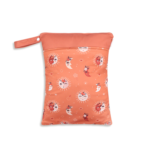 Christmas Cloth Diapers Wet Bags Washable Travel Wet Dry Bags for Baby Beach Pool Gym Bag for Swimsuits Wet Clothes