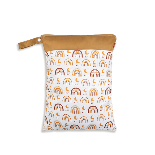 Christmas Cloth Diapers Wet Bags Washable Travel Wet Dry Bags for Baby Beach Pool Gym Bag for Swimsuits Wet Clothes