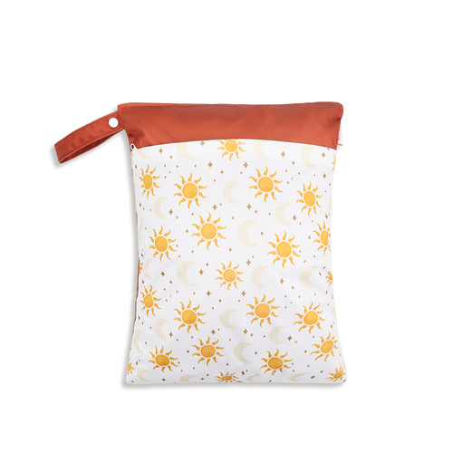 Christmas Cloth Diapers Wet Bags Washable Travel Wet Dry Bags for Baby Beach Pool Gym Bag for Swimsuits Wet Clothes