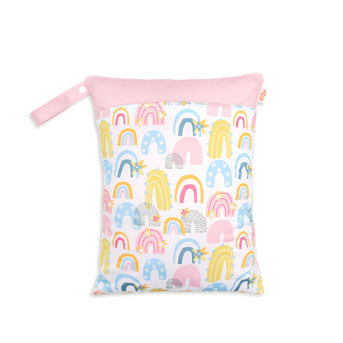 Christmas Cloth Diapers Wet Bags Washable Travel Wet Dry Bags for Baby Beach Pool Gym Bag for Swimsuits Wet Clothes