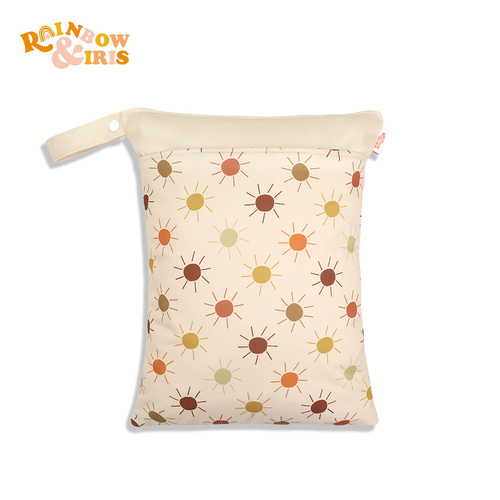 Christmas Cloth Diapers Wet Bags Washable Travel Wet Dry Bags for Baby Beach Pool Gym Bag for Swimsuits Wet Clothes