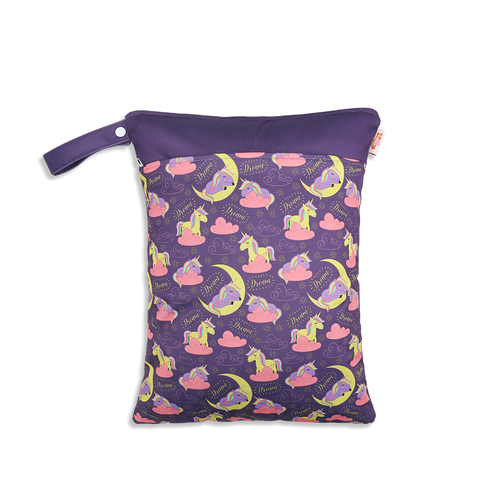 Christmas Cloth Diapers Wet Bags Washable Travel Wet Dry Bags for Baby Beach Pool Gym Bag for Swimsuits Wet Clothes
