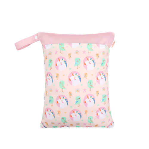 Christmas Cloth Diapers Wet Bags Washable Travel Wet Dry Bags for Baby Beach Pool Gym Bag for Swimsuits Wet Clothes